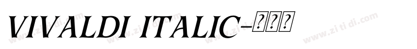vivaldi italic字体转换